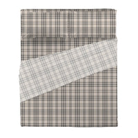Completo Letto Matrimoniale in Cotone con Stampa - Fantasia Himalayan Home Kody Grey - Amo La Casa Shop