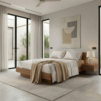 Completo Letto Matrimoniale con Stampa Atelier - Fantasia Ramsey Beige