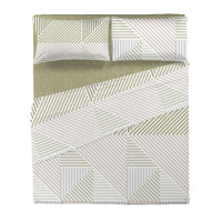 Completo Letto Matrimoniale con Stampa Atelier - Fantasia Ramsey Green