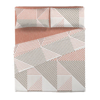 Completo Letto Matrimoniale con Stampa Atelier - Fantasia Ramsey Rust