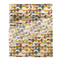 Completo Letto Matrimoniale in Cotone con Stampa Sjul Multicolor