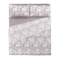 Completo Letto Matrimoniale Basic Syrah Lilac