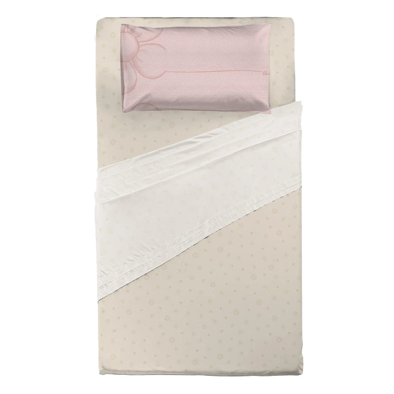THUN® Completo Letto Piazza e Mezza in Cotone Iconic Elegance Daisy Pink - Amo La Casa Shop