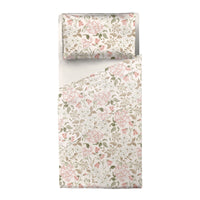 Completo Letto Singolo con Stampa Atelier - Fantasia Blair Cream