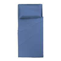 Completo Letto Singolo in Cotone - Tinta Unita Blu Royal - Amo La Casa Shop