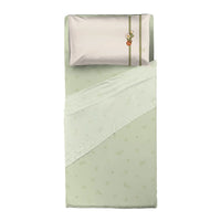 THUN® Completo Letto Singolo in Cotone Country Bloom Green - Amo La Casa Shop