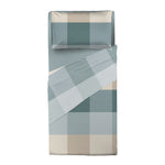 Completo Letto Singolo Atelier in Puro Cotone con stampa - Fantasia Kylian Ottanio