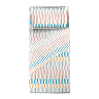 Completo Letto Singolo in Cotone con Stampa Niord Multicolor