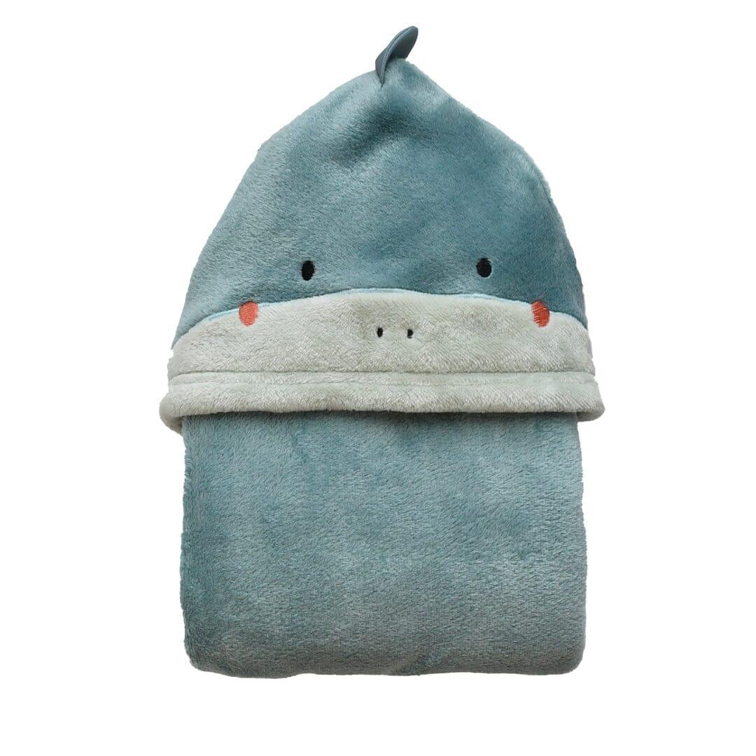 Coperta con Cappuccio Dragon Teal - Amo La Casa Shop
