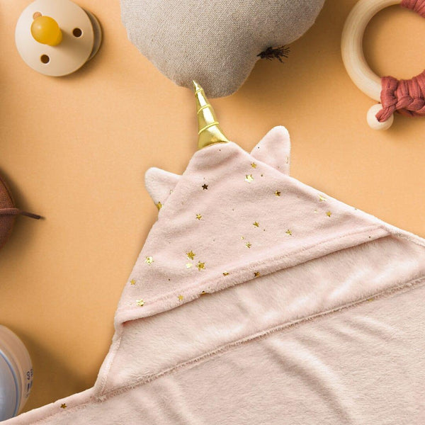 Coperta con Cappuccio Unicorn Pink - Amo La Casa Shop