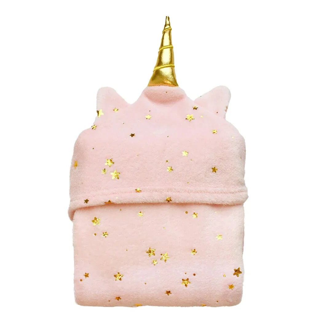 Coperta con Cappuccio Unicorn Pink - Amo La Casa Shop