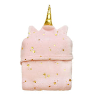 Coperta con Cappuccio Unicorn Pink - Amo La Casa Shop