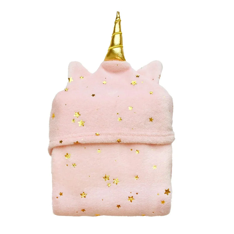 Coperta con Cappuccio Unicorn Pink - Amo La Casa Shop