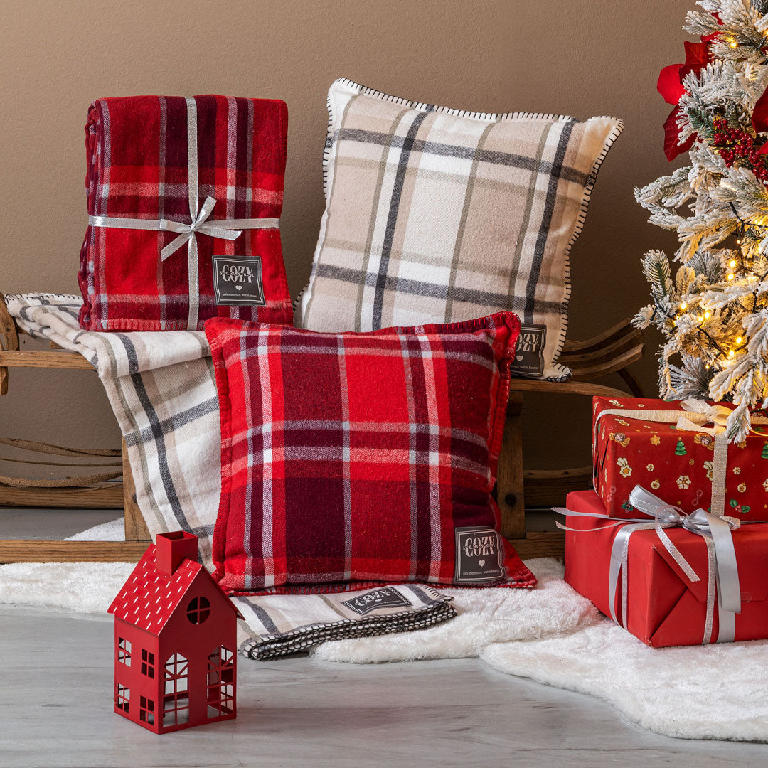 Coperta Cozly Lovely Reindeer 150x200 cm Cozly Beige