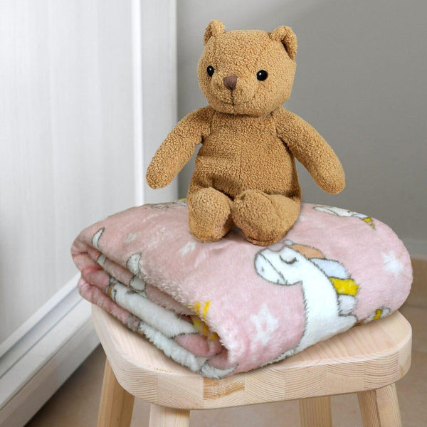 Plaid Funny 120x160 cm Starry Unicorn Pink - Amo La Casa Shop