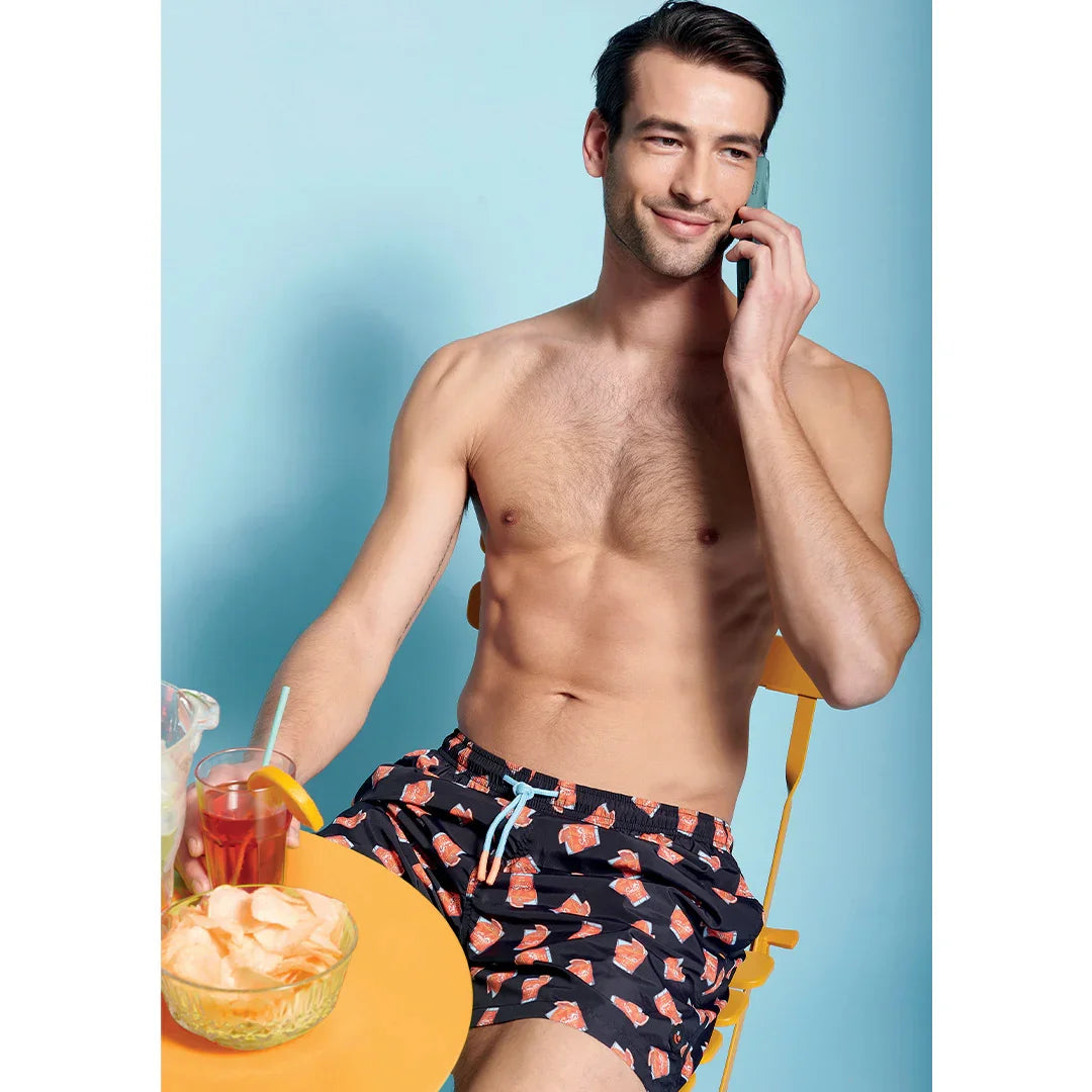 Costume da Uomo Spritz Hour Edric Nero - Amo La Casa Shop