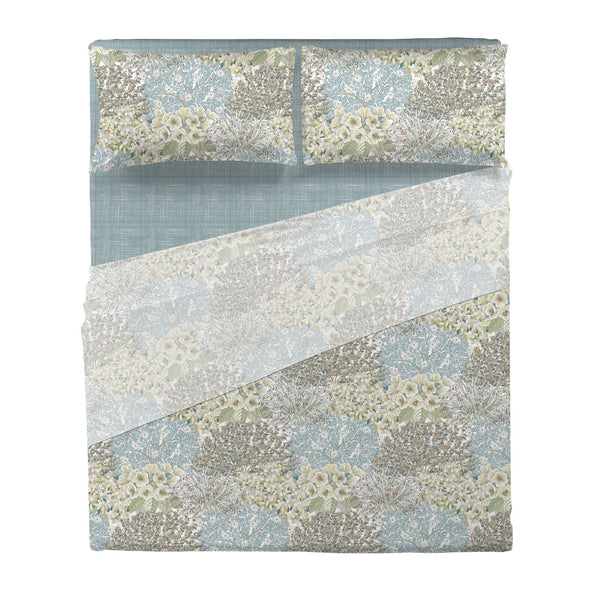 Di Maestro Completo Letto Stampato  Matrimoniale Danielle Teal