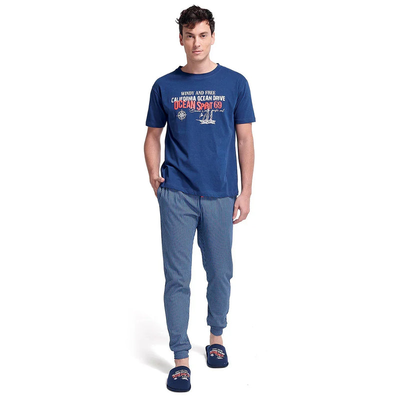 Pigiama Lungo da Uomo Ocean Drive David Blu - Amo La Casa Shop