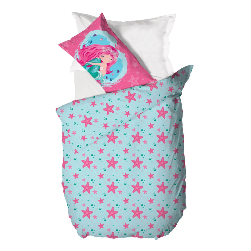 Parure Copripiumino Singolo Kids in Cotone Delphia Aqua - Amo La Casa Shop