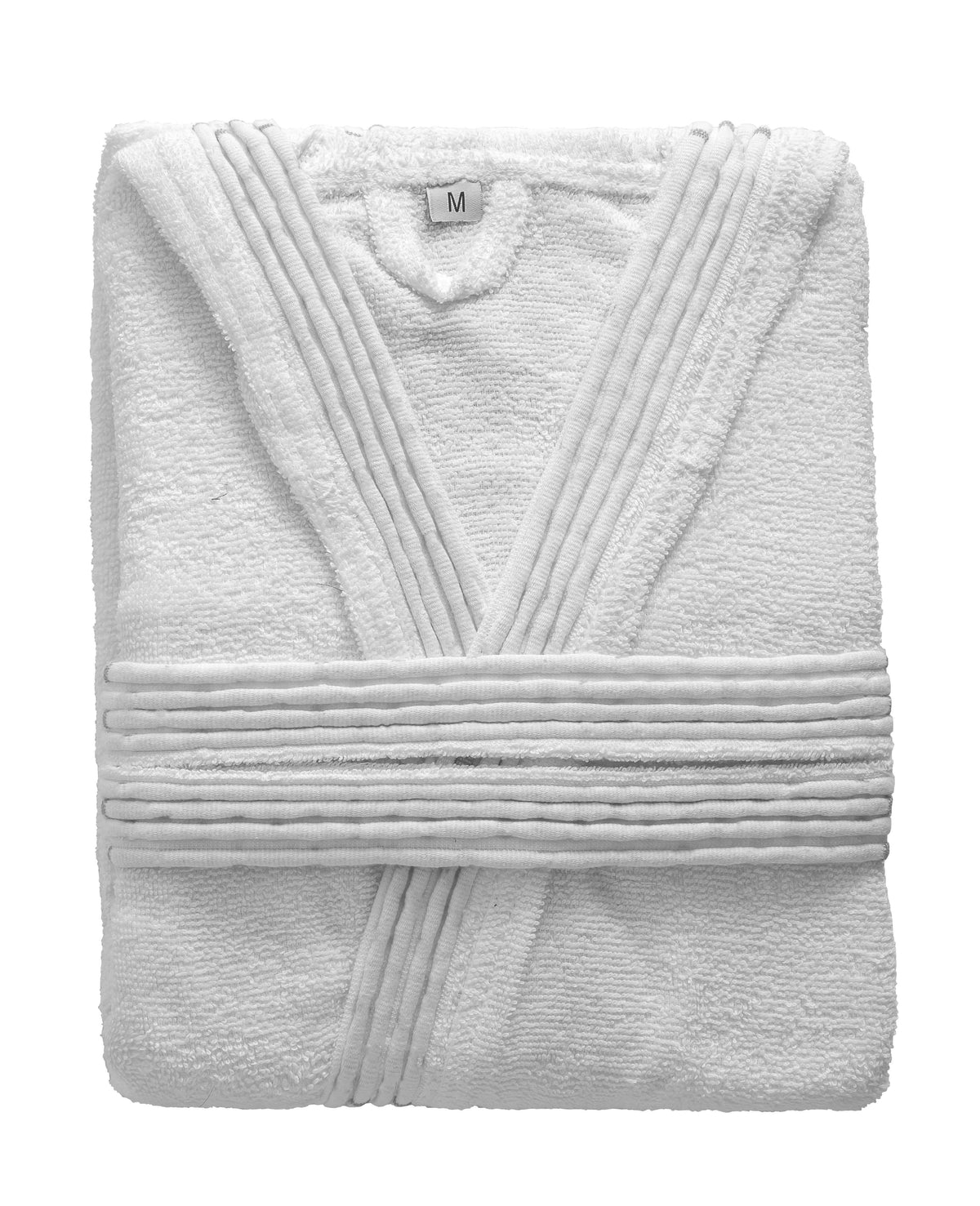 LUXURY COLLECTION DI MAESTRO Accappatoio in Puro Cotone con Cappuccio - Tinta Unita Bianco - Amo La Casa Shop