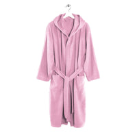 LUXURY COLLECTION DI MAESTRO Accappatoio in Puro Cotone con Cappuccio - Tinta Unita Fucsia - Amo La Casa Shop