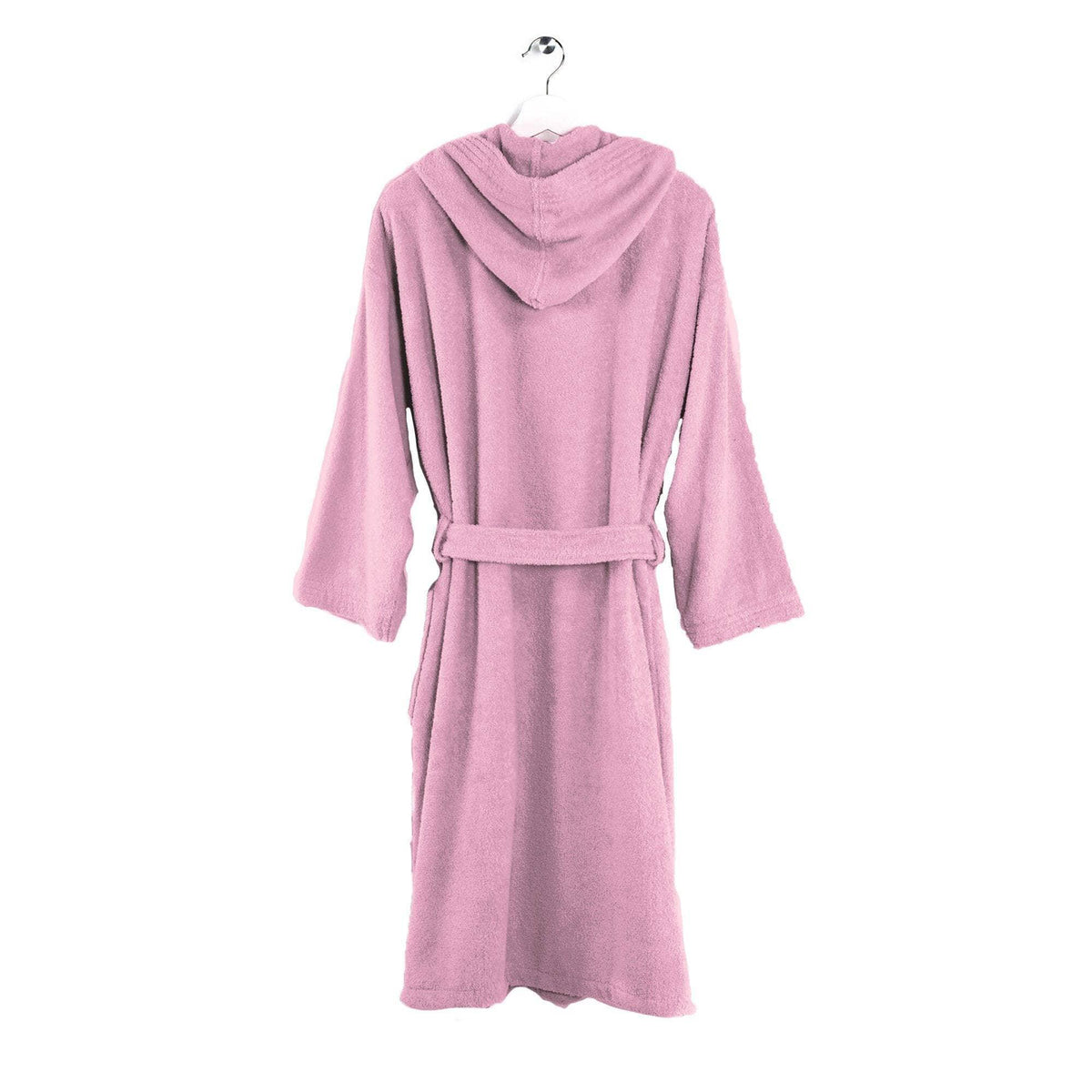 LUXURY COLLECTION DI MAESTRO Accappatoio in Puro Cotone con Cappuccio - Tinta Unita Fucsia - Amo La Casa Shop