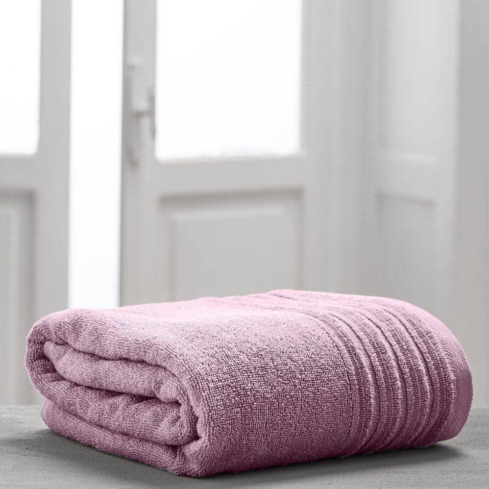 LUXURY COLLECTION DI MAESTRO Asciugamano Telo Doccia in Spugna 90x140 Tinta Unita Fucsia - Amo La Casa Shop