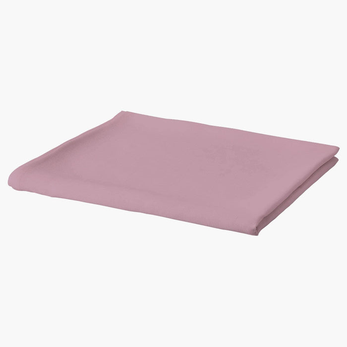 LUXURY COLLECTION DI MAESTRO Lenzuolo Piano Piazza e Mezza in Cotone Tinta Unita Rosa - Amo La Casa Shop