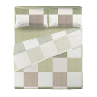 Di Maestro Completo Letto Stampato  Matrimoniale Esmond Green