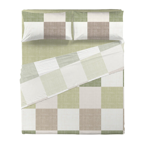 Di Maestro Completo Letto Stampato  Matrimoniale Esmond Green