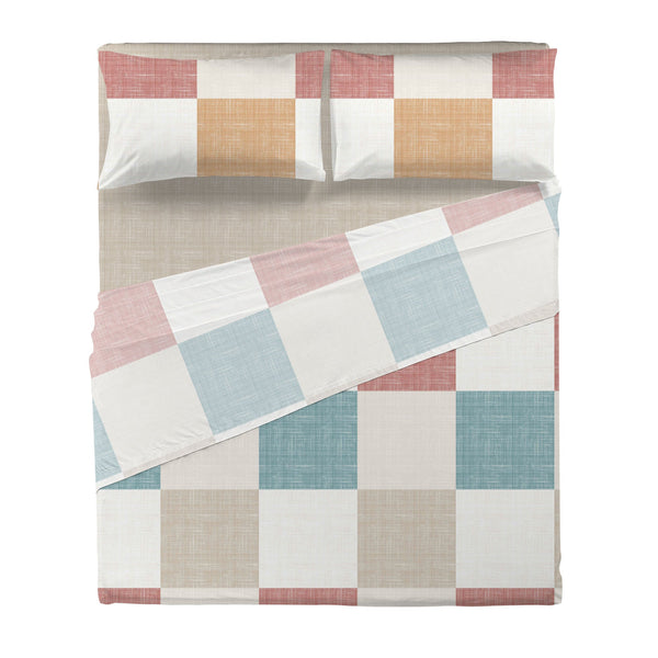Di Maestro Completo Letto Stampato  Matrimoniale Esmond Multicolor