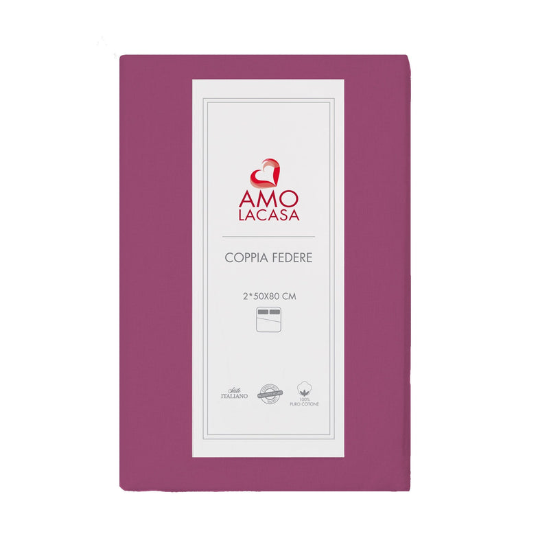 Coppia Federe Malva - Amo La Casa Shop