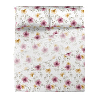 Completo Letto Matrimoniale Softy Yarn con Stampa - Fantasia Heidi Pink