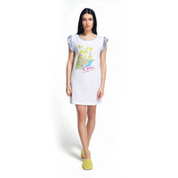 Camicia Da Notte Amalfi Coast Donna Jana Purple - Amo La Casa Shop