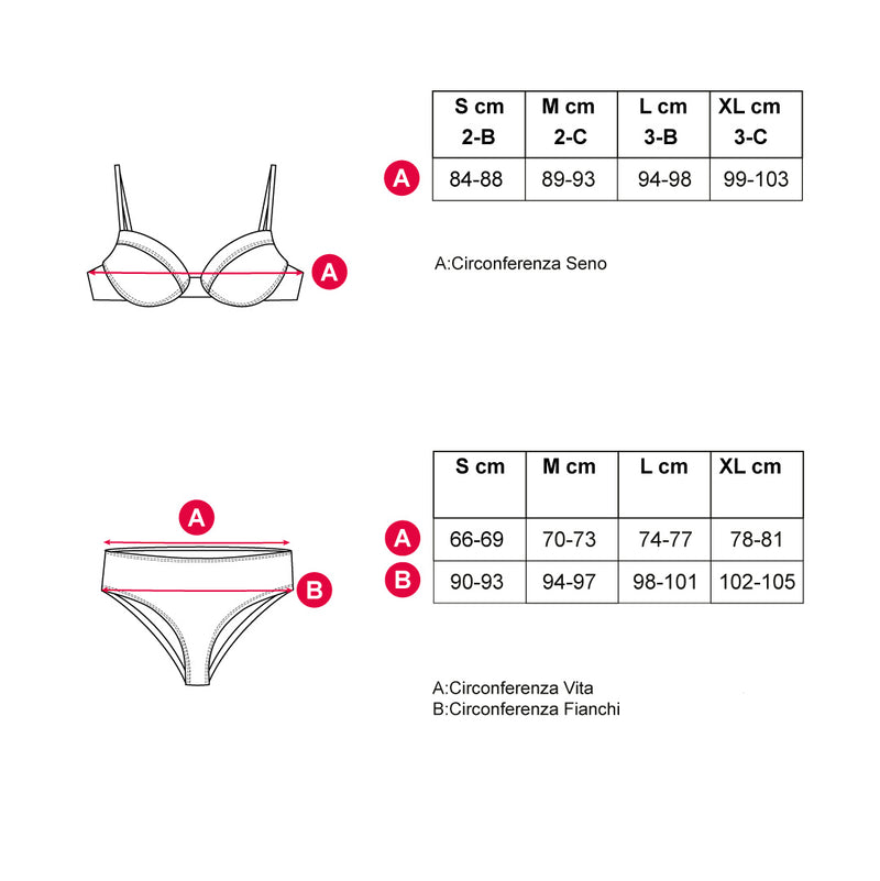 Bikini Donna Sicilian Vibes Lava Rosso - Amo La Casa Shop