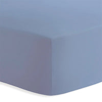 Lenzuolo Sotto Con Angoli Piazza e Mezza in Cotone Tinta Unita Light Blue - Amo La Casa Shop