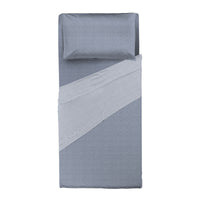 Completo Letto Singolo Basic - Fantasia Leopard Light Blue