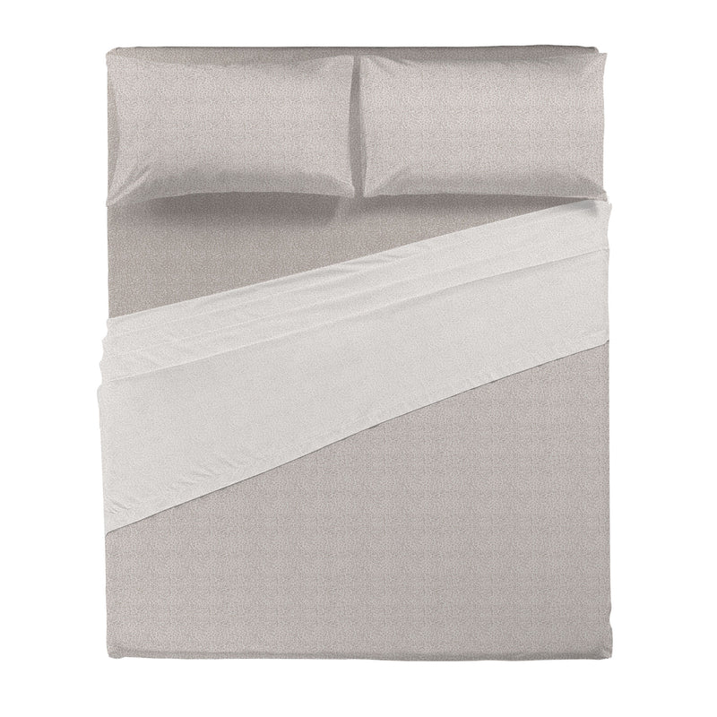 Completo Letto Matrimoniale Basic - Fantasia Leopard Beige