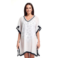 Caftano Malena Black Fashion White - Amo La Casa Shop