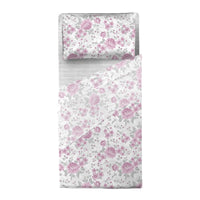 Completo Letto Singolo Basic - Fantasia Neha Mauve