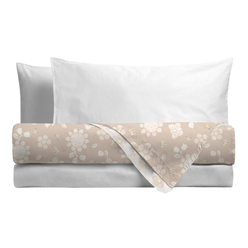 THUN® Copripiumino Matrimoniale con Stampa Exclusive Collection Beige