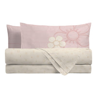 THUN® Completo Letto Matrimoniale in Cotone Iconic Elegance Daisy Pink - Amo La Casa Shop