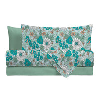 Completo Letto Matrimoniale Basic Delilah Light Blue - Amo La Casa Shop