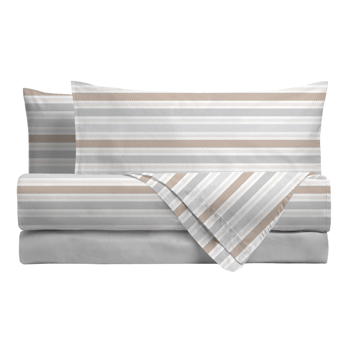 Completo Letto Matrimoniale Basic Girolamo Greige
