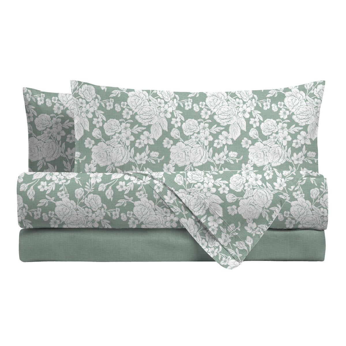 Completo Letto Matrimoniale Basic Syrah Green