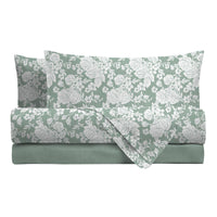 Completo Letto Matrimoniale Basic Syrah Green