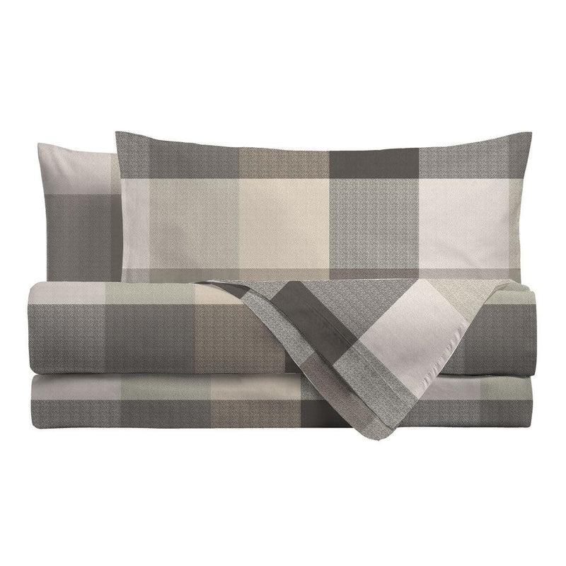 Completo Letto Singolo con Stampa - Fantasia Brandy Amaury Beige - Amo La Casa Shop