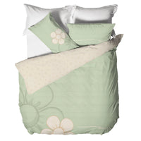 THUN® Parure Copripiumino Matrimoniale Iconic Elegance Daisy Green - Amo La Casa Shop