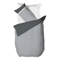 Parure Copripiumino Singolo in Cotone con Stampa - Fantasia Tricolore Absinthe Grigio - Amo La Casa Shop