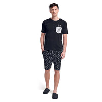Pigiama da Uomo Gianny BBQ Addicted Nero - Amo La Casa Shop